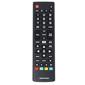 交換用55uf6800-ua TVリモートコントロールfor LGテレビ???と互換性akb7(中古品)