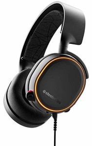 【国内正規品】密閉型 ゲーミングヘッドセット SteelSeries Arctis 5 Black(中古品)