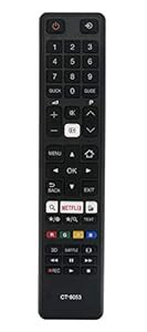 CT-8053 代替リモコン 東芝4K 3D Netflix TV 48U7653DB用(中古品)