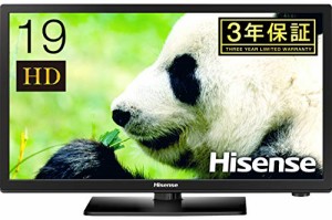 ハイセンス Hisense 19V型 液晶テレビ -外付けHDD録画対応(裏番組録画)/メ (中古品)