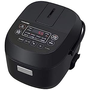 東芝 マイコンジャー炊飯器（3合炊き） ブラックTOSHIBA RC-5MFM-K(未使用の新古品)