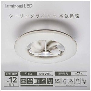 ドウシシャ LEDシーリングサーキュレーター【ネジ留式】DOSHISHA Luminous (中古品)