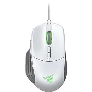 Razer Basilisk Mercury White 有線 多ボタン Razer5Gセンサー ChromaRGB【(中古品)