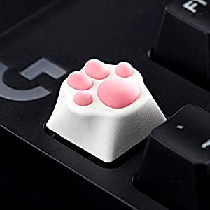 Byhooカスタムゲームキーキャップ、金属猫の手のひらのキーキャップ、ESCキ(未使用の新古品)