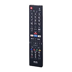 エルパ (ELPA) テレビリモコン 東芝用 (RC-TV019TO) テレビ リモコン 汎用/(未使用の新古品)