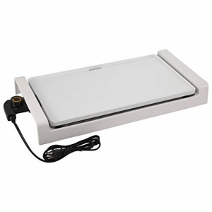 オーム電機 ホットプレート セラミック加工 [品番]08-1254 ホワイト(中古品)