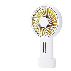 携帯扇風機 ハンディファン F20 Handheld fan ホワイト JYOARA 充電式扇風 (中古品)