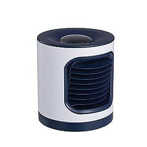 家庭用ポータブル空気冷却器マイナスイオンファンUSBミニエアコン、小さな (中古品)