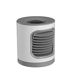 家庭用ポータブル空気冷却器マイナスイオンファンUSBミニエアコン、小さな (未使用の新古品)