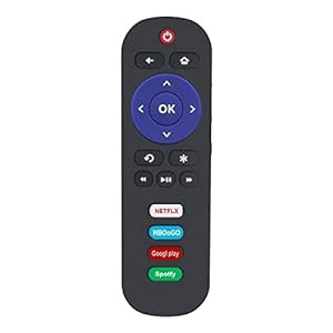 RC280 06-IRPT20-VRC280J 交換用リモコン TCL Roku TV 65S527 50S527 50S42(中古品)