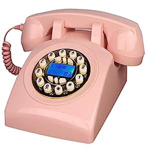 レトロな電話、レトロな電話ヴィンテージボタンアンティーク固定電話アンテ(中古品)