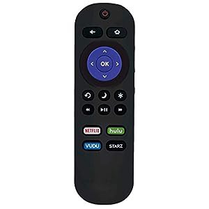 交換用リモコン Element Roku TV Smart 4K Ultra HDTV E1AA32R-T E1AA32R-G(中古品)