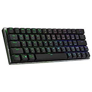 CoolerMaster SK622 Black 有線/無線 両対応 テンキーレス 赤軸 オンザフラ(中古品)