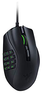 Razer Naga X MMO ゲーミングマウス 16ボタン 軽量 85g 18000 DPI 5G 高性 (中古品)