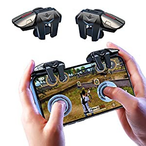 【4つボタン】 スマホゲーム コントローラー 連打機 一回押しダブルコント (中古品)