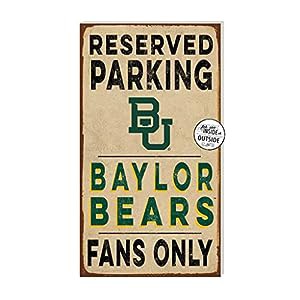 KH Sports Fan Baylor Bears 11インチx20インチ 屋内 屋外 駐車場標識 ワン(中古品)