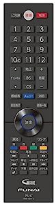 FUNAI 地上・BS・110度CSデジタルハイビジョン液晶テレビ対応リモコン NH70(中古品)