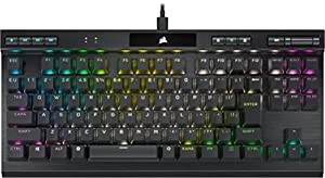 CORSAIR K70 RGB TKL CHAMPION OPX Corsair独自OPX軸採用 日本レイアウト  (中古品)