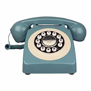 アンティーク電話機 レトロな固定電話 コード付き電話 ホームホテルなどに (未使用の新古品)