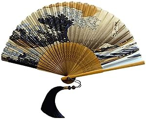 手持ち扇風機、中国製手扇風機、 女性のための男性日本ハンドヘルドシルク (未使用の新古品)
