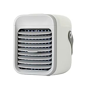 パーソナルスペース冷却ファン家庭用ミニポータブルエアコン加湿器清浄機US(中古品)