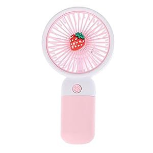 YFWJD 夏のハンドヘルド冷却ファンミニフルーツポータブルUSB充電式電気フ (中古品)