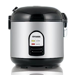 Oyama CFS-F10B 5 Cup Rice Cooker, Stainless Black by Oyama(中古品)