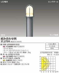 東芝(TOSHIBA)  LEDガーデンライト・門柱灯 (LEDランプ別売り) LEDG88912(S( 未使用の新古品)