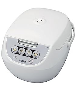Tiger Corporation JBV-A10U-W 5.5-Cup Micom Rice Cooker with Food Steam(中古品)