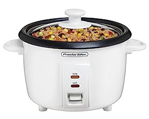 Proctor Silex 炊飯器&食品スチーマー 8カップ 調理済み (4カップ 未調理) (中古品)