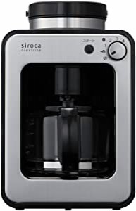 siroca 全自動コーヒーメーカー SC-A121 ステンレスシルバー[ガラスサーバ (未使用の新古品)