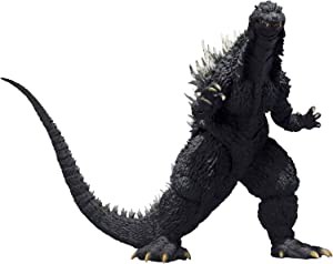 S.H.MonsterArts ゴジラ×メカゴジラ ゴジラ (2002) 約155mm PVC&ABS製 塗 (未使用の新古品)