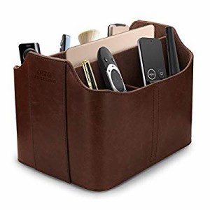 OttoレザーリモートコントロールOrganizer andキャディwithタブレットスロ ( 未使用の新古品)