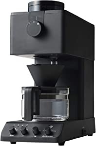 ツインバード 全自動コーヒーメーカー ミル付き 臼式 3杯用 蒸らし 湯温調 (未使用の新古品)