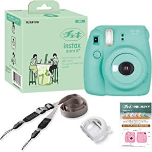 FUJIFILM インスタントカメラ チェキ instax mini8プラス 接写レンズ・純正(未使用の新古品)