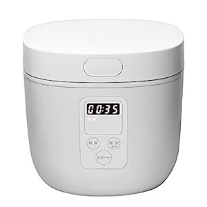 東京Deco 多機能炊飯器 4合 マイコン式 マットホワイト 一人暮らし 温度セ (未使用の新古品)