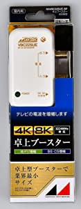日本アンテナ 4K8K対応 卓上型ブースター 地デジ/BS・110°CS増幅 22ｄB型 (未使用の新古品)