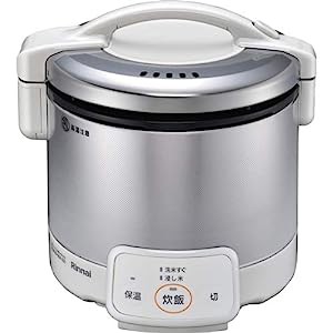 電子ジャー付ガス炊飯器 RR-030VQ(W)-LP(未使用の新古品)