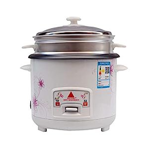 ミニ炊飯器インテリジェント家電大容量炊飯器,白色印花,500W(中古品)