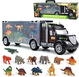恐竜 おもちゃ 恐竜 フィギュア 車 おもちゃ 動物 フィギュア プラモデル  (未使用の新古品)