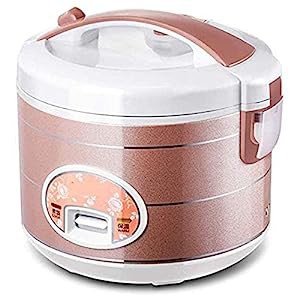 炊飯器、家庭用多機能炊飯器、焦げ付き防止ライナー、蒸し器、4L蒸し器付き(中古品)