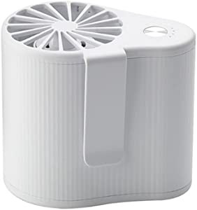 IZELL ベルトファン 携帯扇風機 腰ベルト扇風機 ミニ扇風機 充電式 ポータ (未使用の新古品)