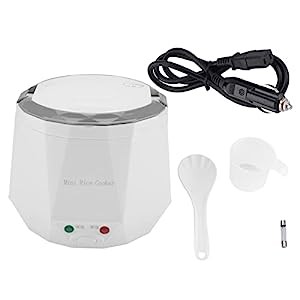 1.6Lカー炊飯器、 24V 140W トラベル炊飯器 ノンスティック 電気蒸し器 2人(中古品)