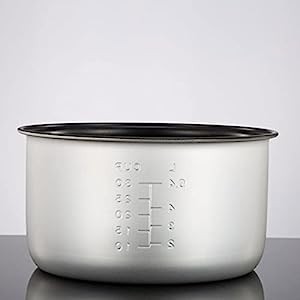 HANABASS 内釜 交換用 炊飯器用 焦げ付かない 内釜 内釜 ライナー 容器 取 (中古品)