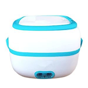 1Lミニ炊飯器、多機能電気ランチボックス、ポータブルオフィスフードヒータ(中古品)