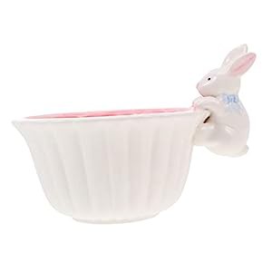 DOITOOL 1Pc ダブル うさぎ デザート カップ 和風 ヌードル ラーメン 白 プ(中古品)