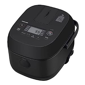 東芝 炊飯器 RC-5XT (K) ブラック IH炊飯ジャー 3合(中古品)