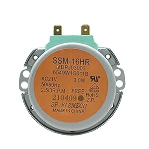 6549W1S011B オーブン 電子レンジ オーブン ターンテーブルモーター SSM-16(未使用の新古品)