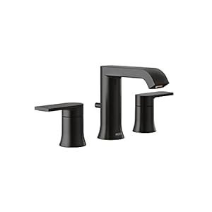 Moen T6708 Genta 2ハンドル ワイドスプレッド モダンバスルーム バルブ無 (未使用の新古品)