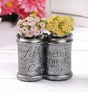 Blossom バケツ 191-12215 Life is Better in The Country キャニスター 花(中古品)